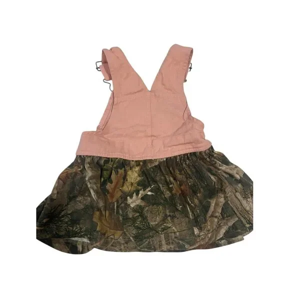 Bass Pro Shops Outdoors Girls Camo Overall Dress 9 Months - Picture 2 of 3